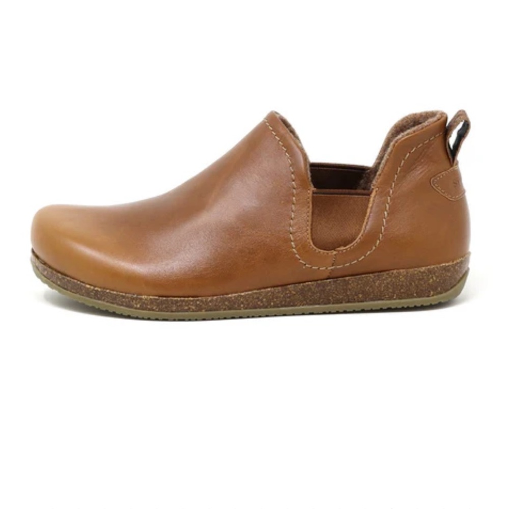 Brown Leather Mules